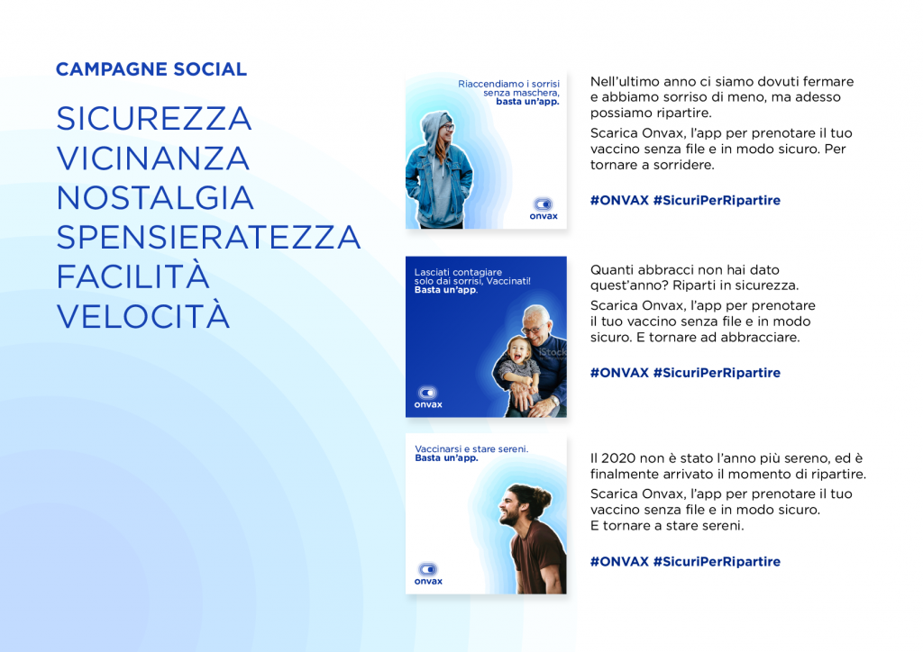 onvax logo design campagna comunicazione