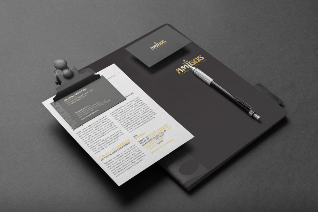 Amigos caffè restyling branding