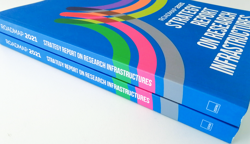 ESFRI Roadmap21 Book graphic design